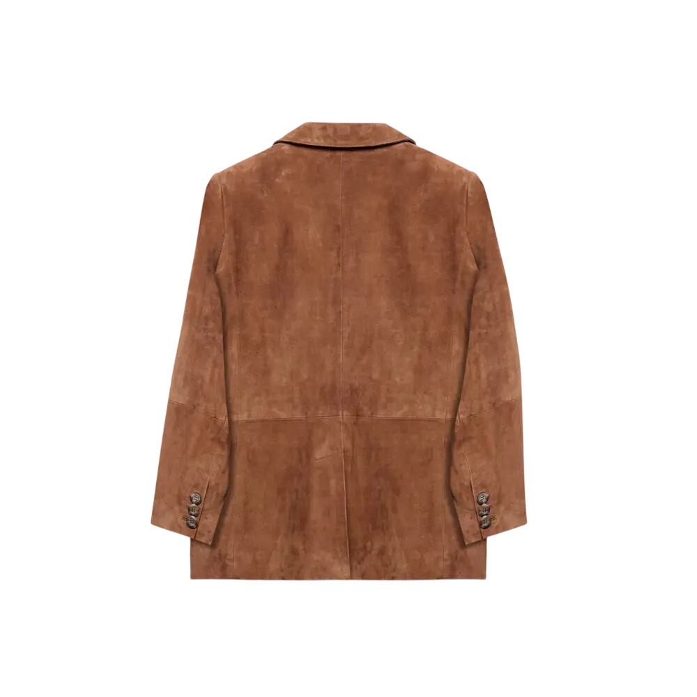 Mint Velvet Tan Suede Blazer